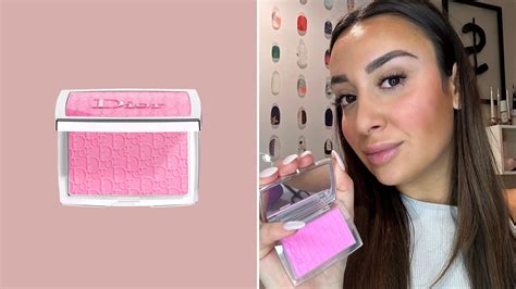 christian dior adjusting blush|Dior blush with flushed cheeks.